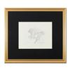 Image 1 : Guillaume Azoulay, "Sketch BA" Framed Original Pencil Drawing, Hand Signed with Letter of Authentici