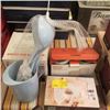 Image 1 : LOT OF MISC. - GRADER, RICE COOKER, UTENSILS, ETC.