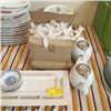 Image 1 : MISC. TEAPOTS, ICE BUCKET, SPOONS, ETC.