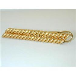 818 DAVID WEBB 18K Gold Tie Clip