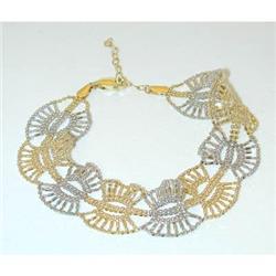 624 14K TT Gold Bracelet
