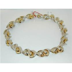 8388 Marina B 18K 2 Tone Gold Necklace