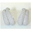 Image 1 : 3868 SALAVETTI 18K White Gold Diamond Earrings