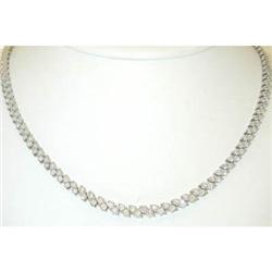 8404 18KW Gold Diamonds Necklace