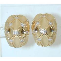 914 Dankner 14k Gold Diamond Earrings