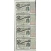 Image 1 : Uncut Sheet of (4) State of Louisiana Baby Bond Obsolete Notes