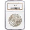 Image 1 : 1881-S $1 Morgan Silver Dollar Coin NGC MS66