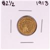 Image 1 : 1913 $2 1/2 Indian Head Quarter Eagle Gold Coin