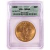 Image 1 : 1908 No Motto $20 St. Gaudens Double Eagle Gold Coin ICG MS64