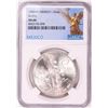 Image 1 : 1985Mo Mexico 1 Onza Libertad Silver Coin NGC MS66