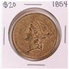 Image 1 : 1854 Type 1 $20 Liberty Head Double Eagle Gold Coin
