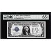 Image 1 : 1928A $1 Silver Certificate Note Fr.1601 PMG Gem Uncirculated 65EPQ