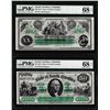 Image 1 : Low Serial Set 1872 $20 & $50 South Carolina Obsolete Notes PMG Superb Gem Unc. 68EPQ