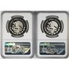 Image 2 : Lot of (2) 1986Mo Mexico Proof 1 Onza Libertad Silver Coins NGC PF69 Ultra Cameo