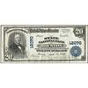 Image 1 : 1902 $20 State NB of Houston, TX CH# 12070 National Currency Note