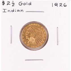 1926 $2 1/2 Indian Head Quarter Eagle Gold Coin