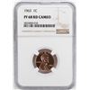 Image 1 : 1963 Proof Lincoln Memorial Cent Coin NGC PF68RD Cameo