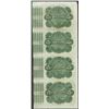 Image 2 : Uncut Sheet of (4) State of Louisiana Baby Bond Obsolete Notes