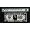 Image 1 : 1928 $20 Federal Reserve Note Chicago Fr.2050-G PMG Choice About Uncirculated 58