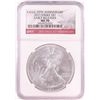 Image 1 : 2011 $1 American Silver Eagle Coin NGC MS70 Early Releases