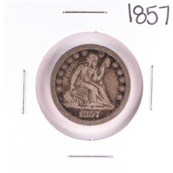 1857 Seated Liberty Quarter Coin