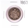 Image 1 : 1857 Seated Liberty Quarter Coin