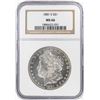 Image 1 : 1881-S $1 Morgan Silver Dollar Coin NGC MS66