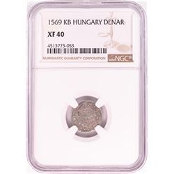 1569 KB Hungary Denar 'Madonna and Child' Coin NGC XF40