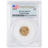 Image 1 : 2015 $5 American Gold Eagle Coin PCGS MS70 First Strike