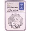 Image 1 : 2019 China 10 Yuan Panda Silver Coin NGC MS70 Early Releases Joel Iskowitz Signature