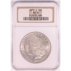 1879-S $1 Morgan Silver Dollar Coin NGC MS65 Old Holder