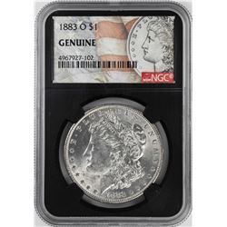 1883-O $1 Morgan Silver Dollar Coin NGC Genuine