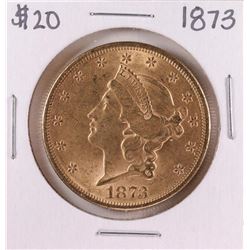 1873 $20 Liberty Head Double Eagle Gold Coin