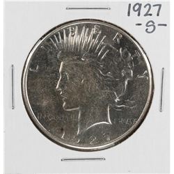 1927-S $1 Peace Silver Dollar Coin