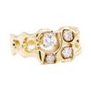 Image 1 : 14KT Yellow Gold 0.94 ctw Diamond Ring