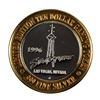 Image 1 : .999 Silver Stratosphere Las Vegas, NV $10 Casino Limited Edition Gaming Token