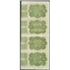 Image 2 : Uncut Sheet of (4) State of Louisiana Baby Bond Obsolete Notes