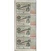 Image 1 : Uncut Sheet of (4) State of Louisiana Baby Bond Obsolete Notes