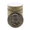 Image 1 : Roll of (20) Brilliant Uncirculated 1948-D Franklin Half Dollar Coins