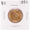 Image 1 : 1882 $5 Liberty Head Half Eagle Gold Coin
