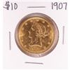 Image 1 : 1907 $10 Liberty Head Eagle Gold Coin