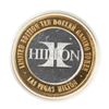 Image 2 : .999 Silver Hilton Las Vegas, Nevada $10 Casino Limited Edition Gaming Token