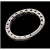 Image 3 : 14KT White Gold 0.80 ctw Diamond Wedding Band