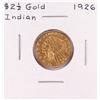 Image 1 : 1926 $2 1/2 Indian Head Quarter Eagle Gold Coin
