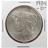 Image 1 : 1934-D $1 Peace Silver Dollar Coin