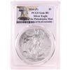 Image 1 : 2016-P $1 American Silver Eagle Coin PCGS Gem BU Struck at the Philadelphia Mint