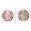 Image 2 : Lot of (2) 1947 Mexico Cuauhtemoc Cinco Pesos Silver Coins