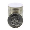 Image 1 : Roll of (20) Brilliant Uncirculated 1963 Franklin Half Dollar Coins