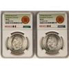 Image 1 : Lot of (2) 1957Mo Mexico 5 Pesos Constitution Centennial Silver Coins NGC MS65