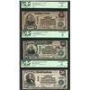 Image 1 : Lot of 1902PB $5/10/20 Washington, PA CH# 3383 National Currency Notes PCGS F12/F15